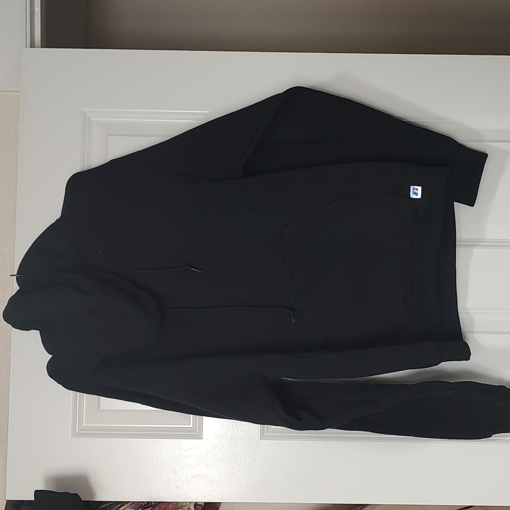 Boys Russell Athletic Black Sweatshirt with pocket